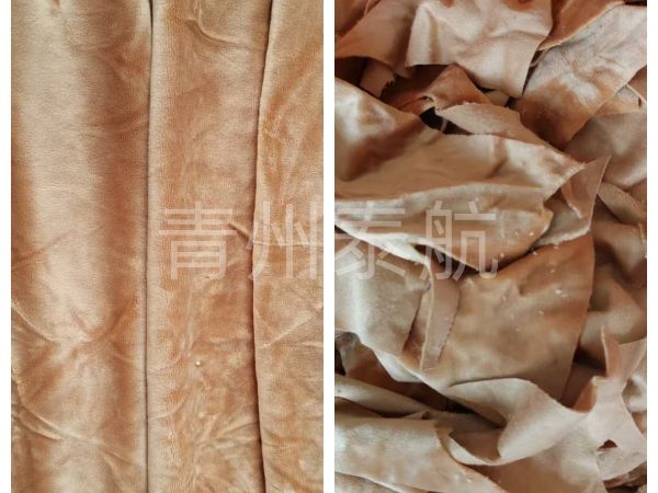 珊瑚絨布切塊機